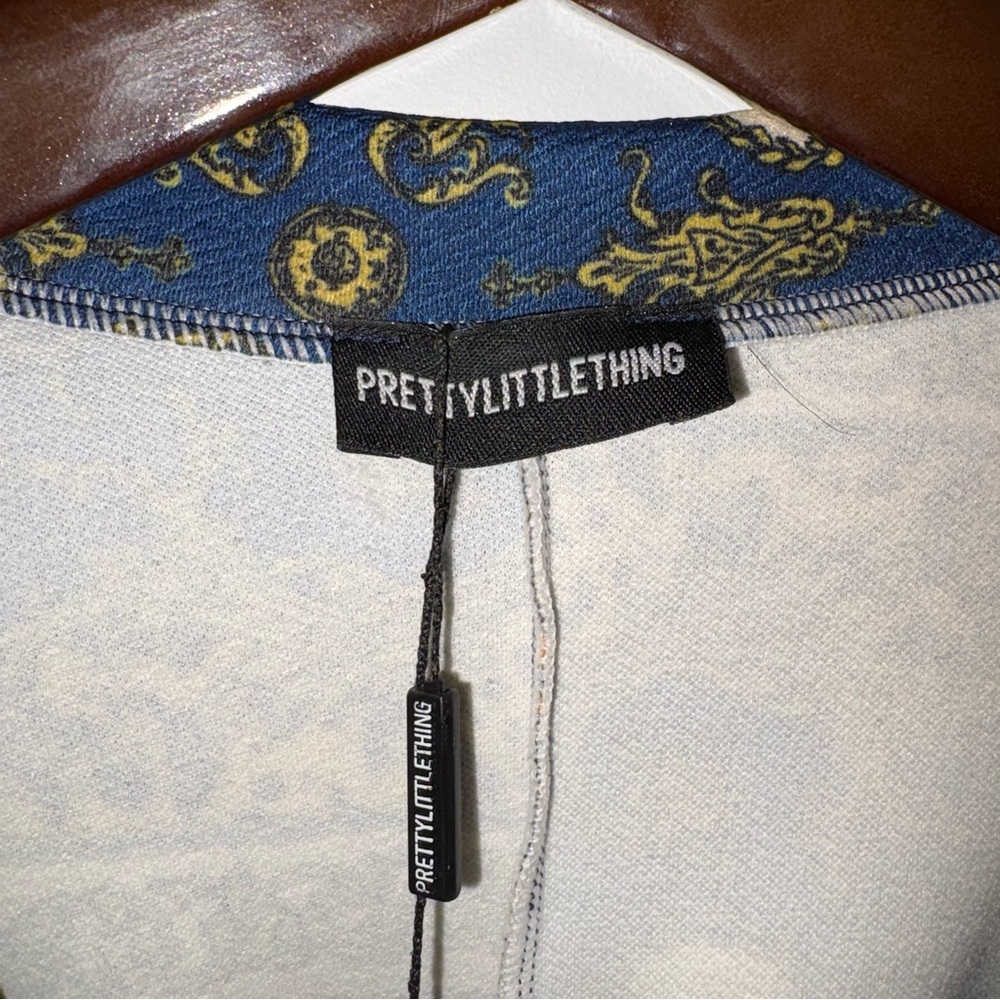 PrettyLittleThing Multicolor Patterned Blazer - Picture 3 of 3